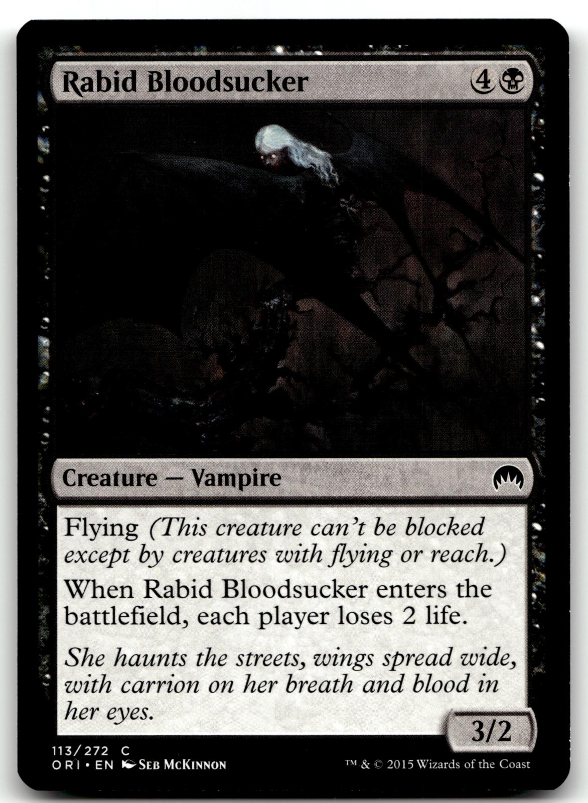 Rabid Bloodsucker 113 Common Magic Origins Magic: The Gathering Near Mint