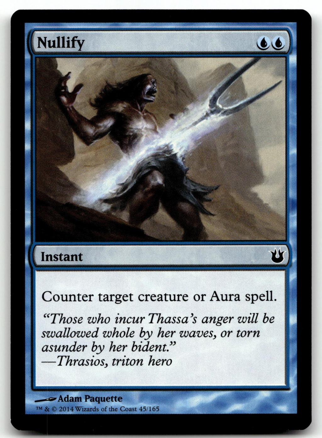 Nullify 45 Common Born of the Gods Magic: The Gathering Near Mint