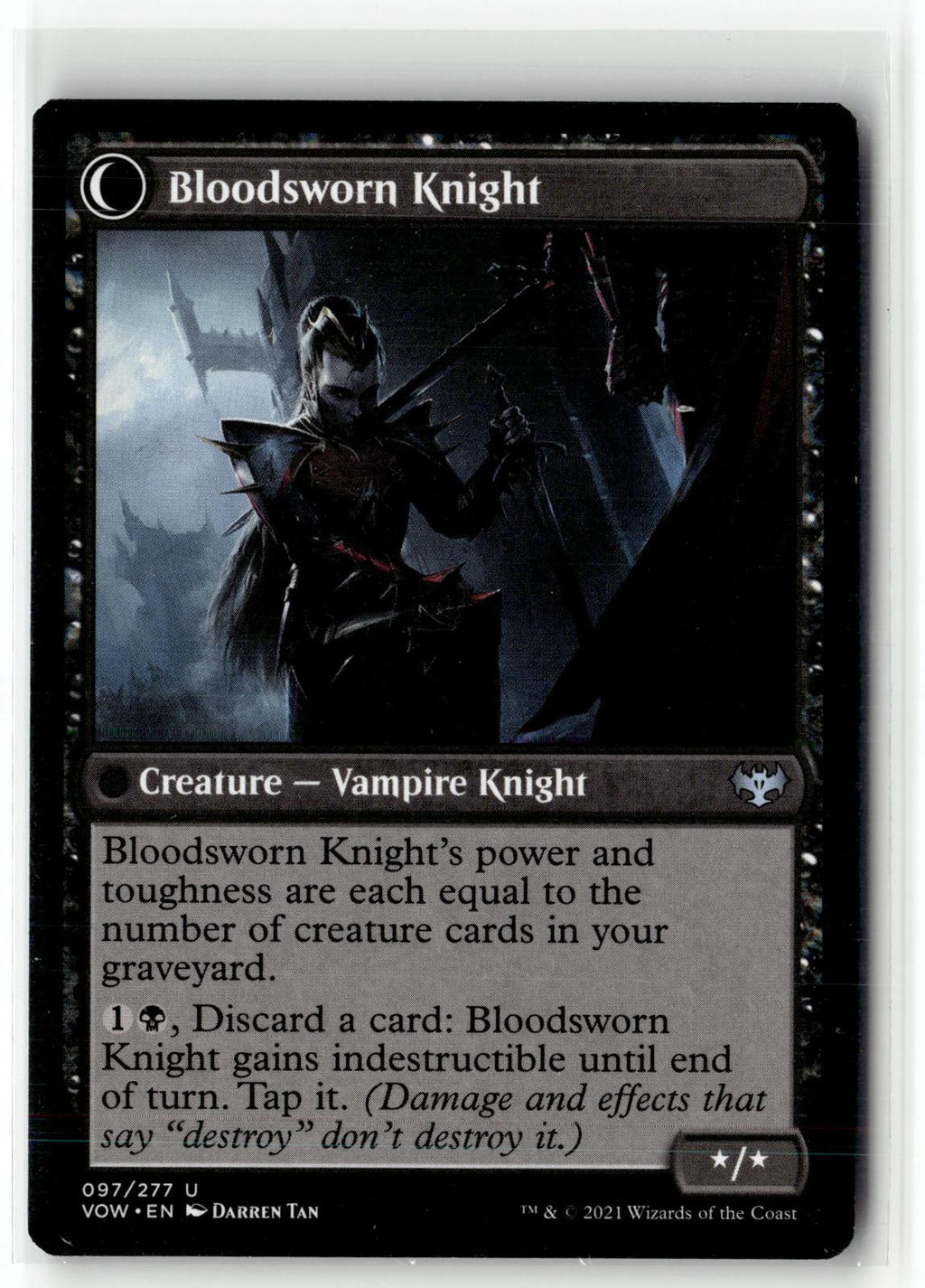 Bloodsworn Squire 97 Uncommon Innistrad: Crimson Vow Magic: The Gathering NM