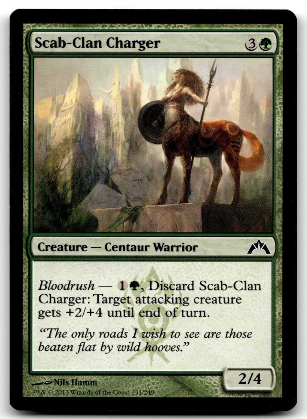 Scab-Clan Charger 131 Common Gatecrash Magic: The Gathering Near Mint