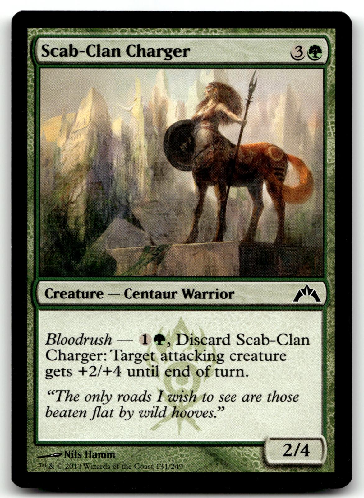 Scab-Clan Charger 131 Common Gatecrash Magic: The Gathering Near Mint