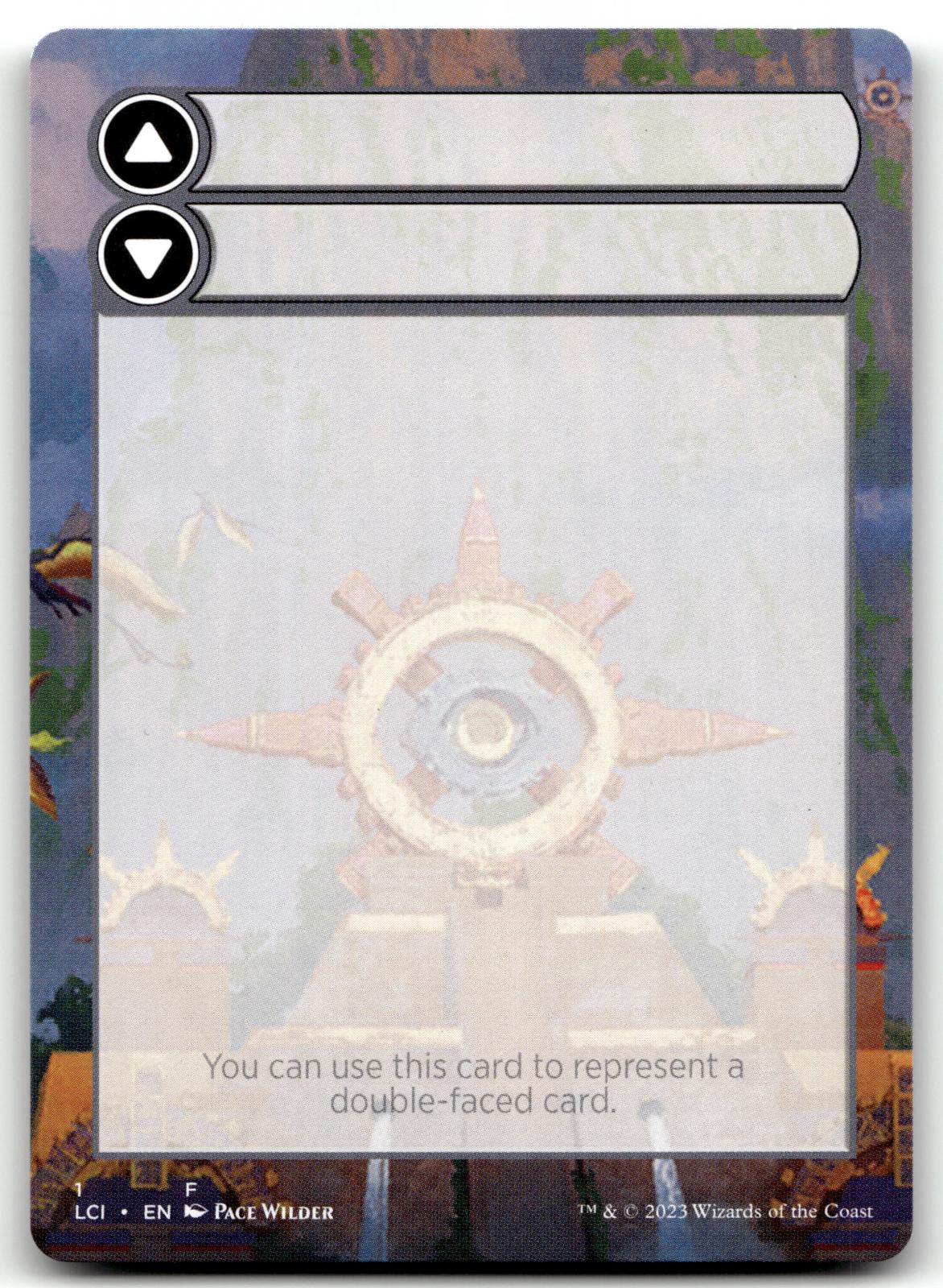 Helper Card 1 Token The Lost Caverns of Ixalan Magic: The Gathering Near Mint