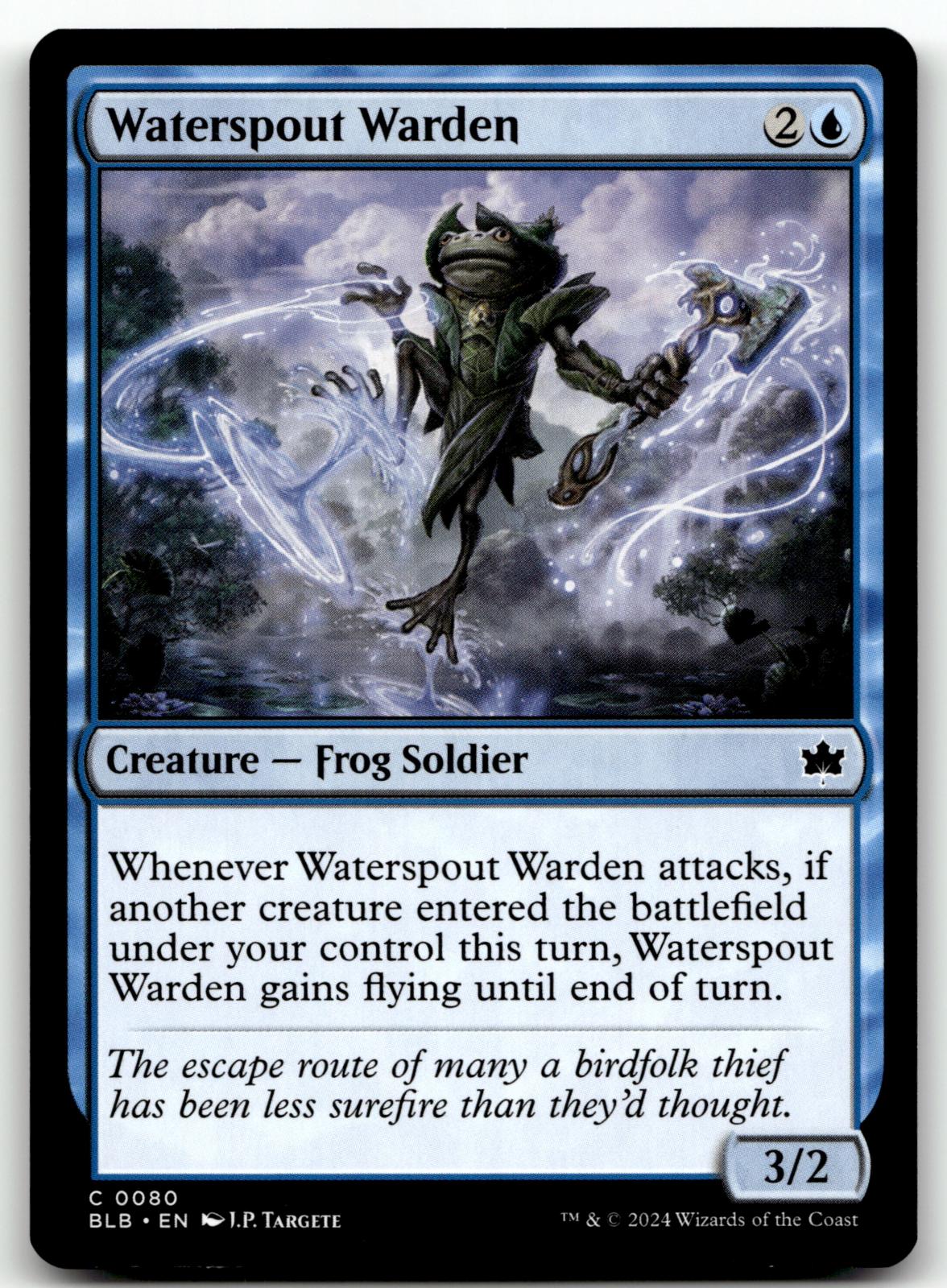 Waterspout Warden 80 Common Bloomburrow Magic: The Gathering Near Mint