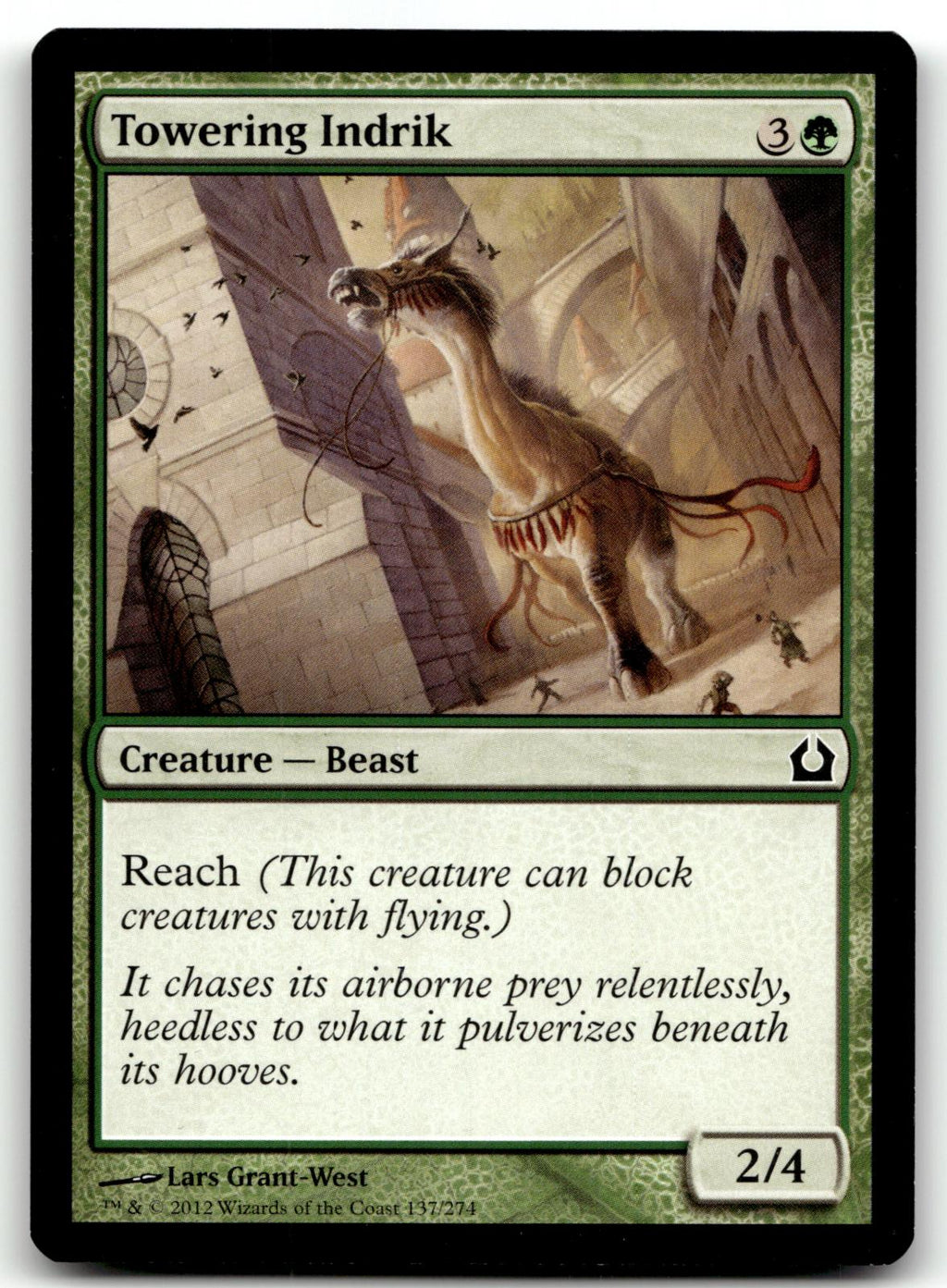 Towering Indrik 137 Common Return to Ravnica Magic: The Gathering Near Mint