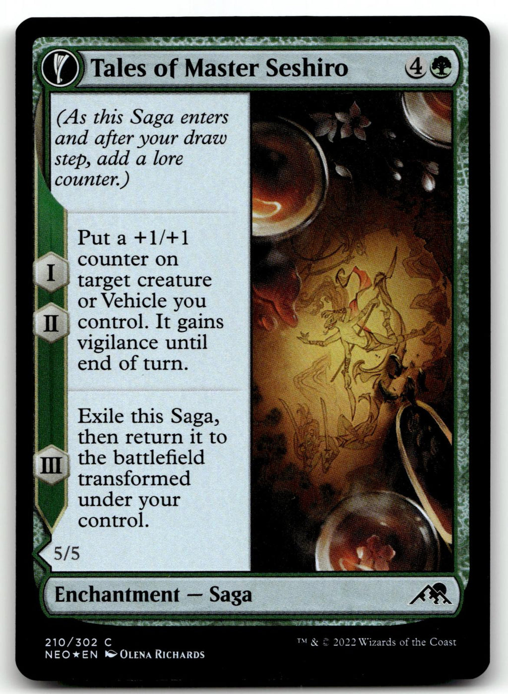 Tales of Master Seshiro 210 Kamigawa: Neon Dynasty Magic: The Gathering Foil NM