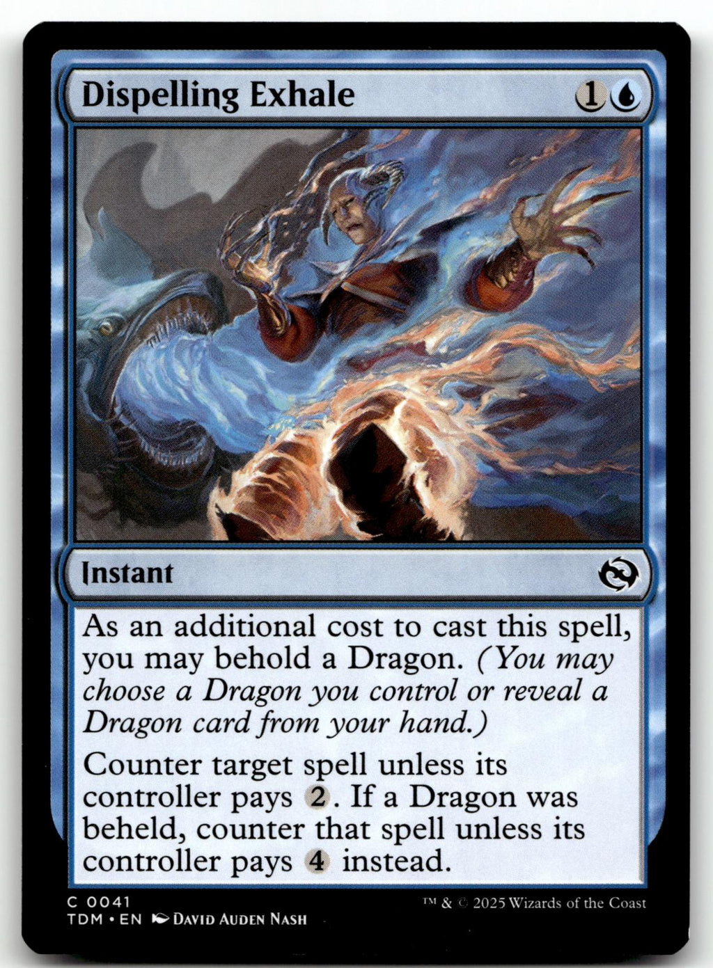 Dispelling Exhale 41 Common Tarkir: Dragonstorm Magic: The Gathering Near Mint