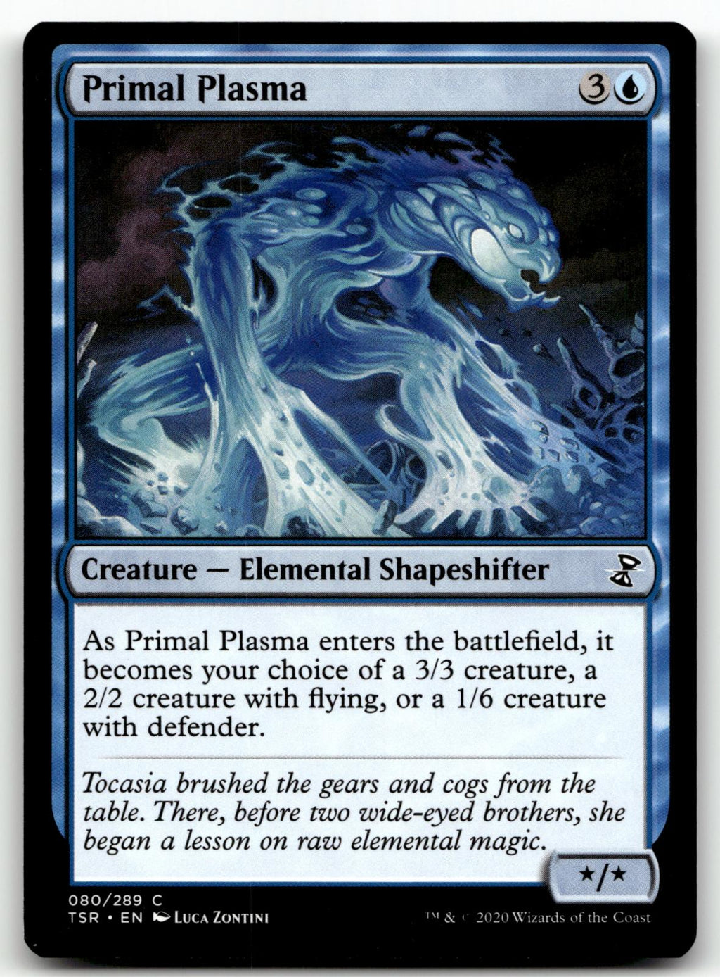 Primal Plasma 80 Common Time Spiral: Remastered Magic: The Gathering Near Mint