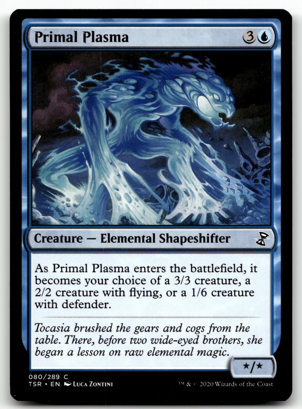 Primal Plasma 80 Common Time Spiral: Remastered Magic: The Gathering Near Mint