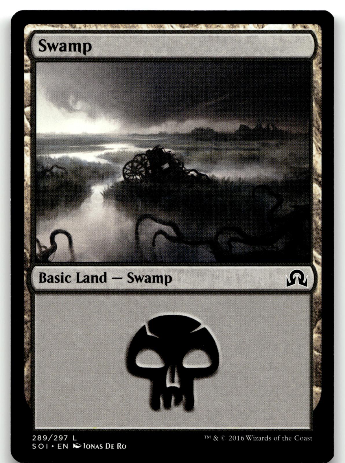 Swamp (289) 289 Land Shadows over Innistrad Magic: The Gathering Near Mint