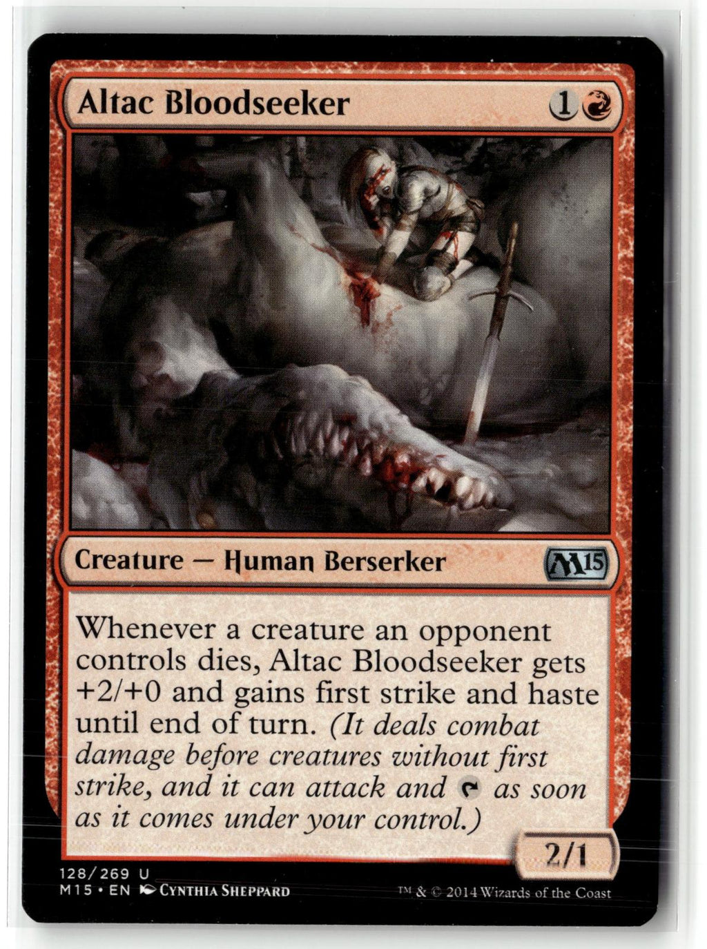 Altac Bloodseeker 128 Uncommon Magic 2015 (M15) Magic: The Gathering Near Mint