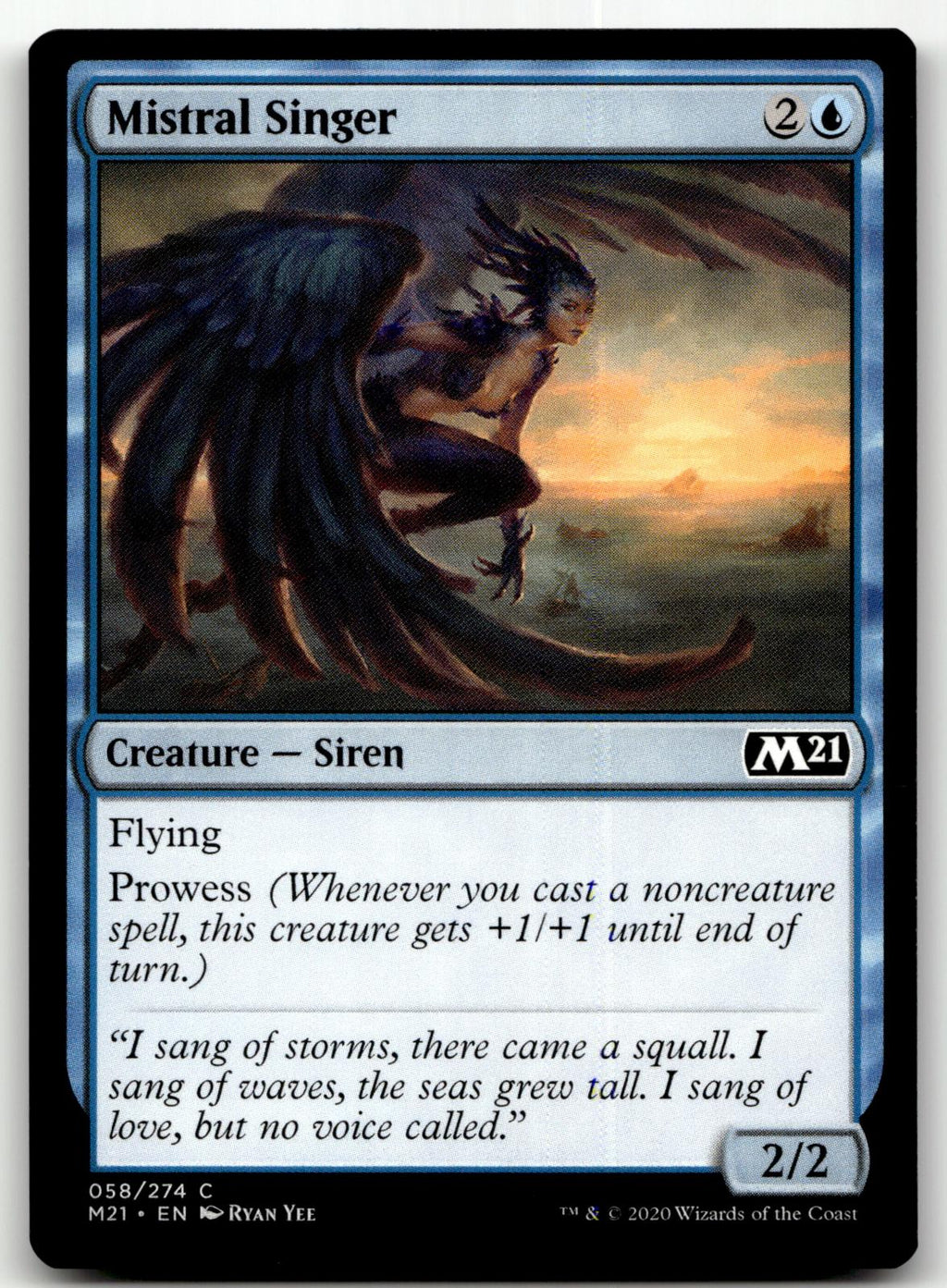 Gale Swooper 20 Common Core Set 2021 Magic: The Gathering Near Mint