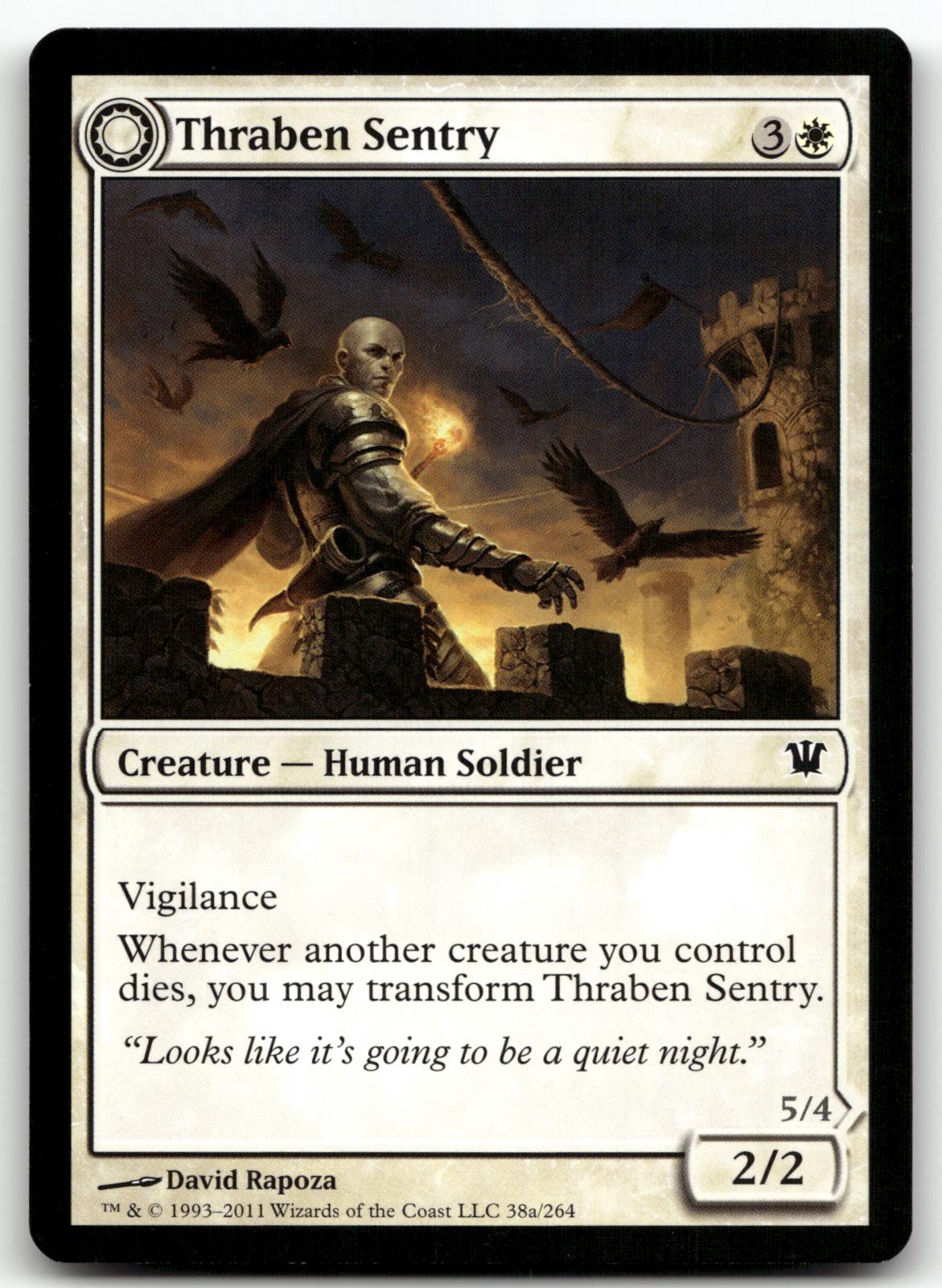Thraben Sentry 38 Common Innistrad Magic: The Gathering Near Mint