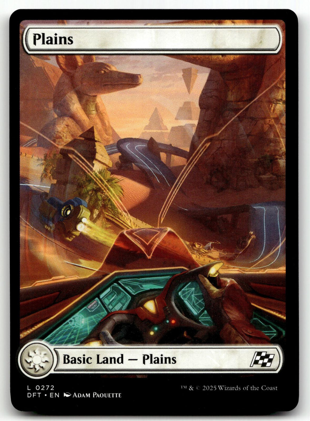 Plains (0272) 272 Land Aetherdrift Magic: The Gathering Near Mint