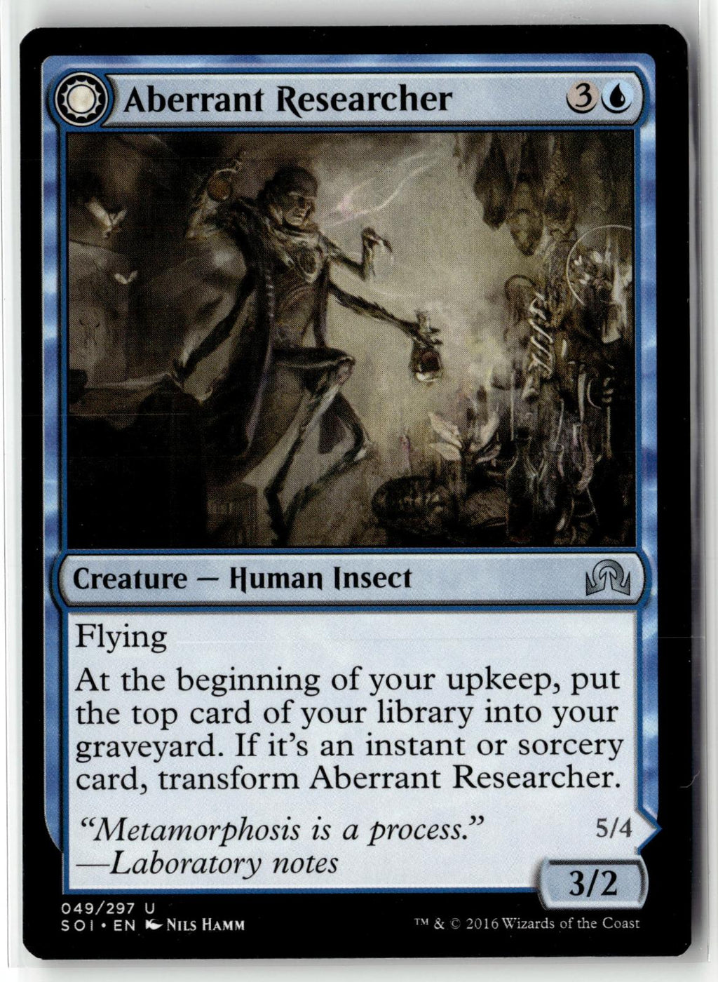 Aberrant Researcher 49 Uncommon Shadows over Innistrad Magic: The Gathering NM