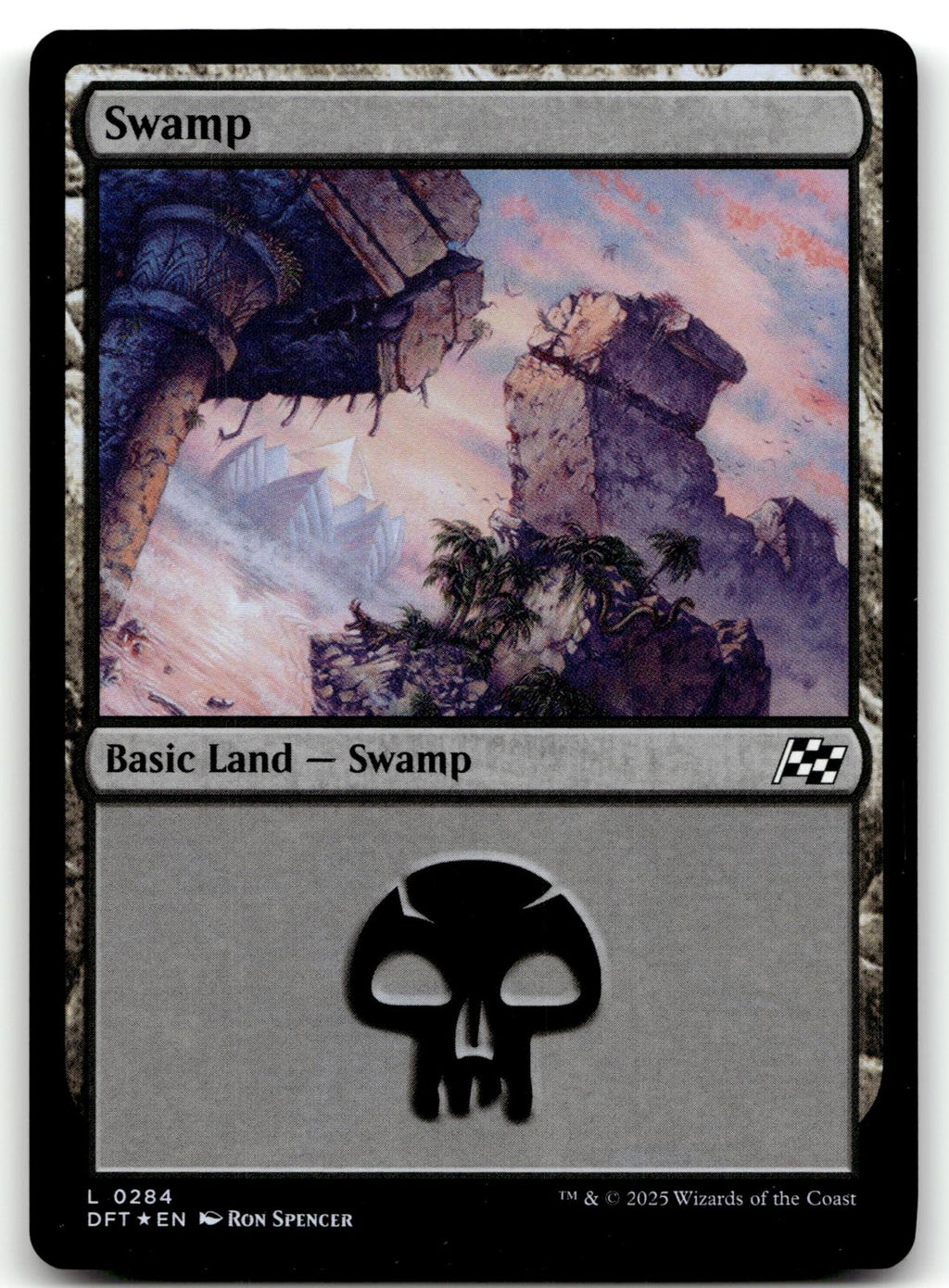 Swamp (0284) 284 Land Aetherdrift Magic: The Gathering Foil Near Mint