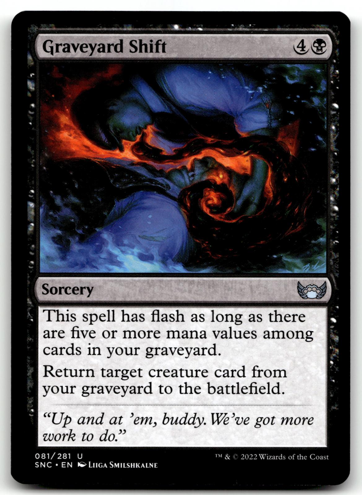 Graveyard Shift 81 Uncommon Streets of New Capenna Magic: The Gathering NM
