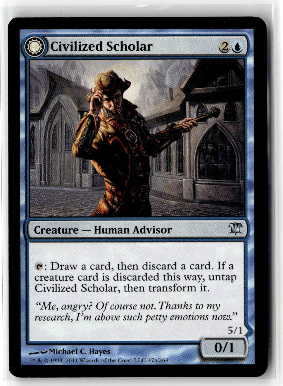 Civilized Scholar 47 Uncommon Innistrad Magic: The Gathering Near Mint