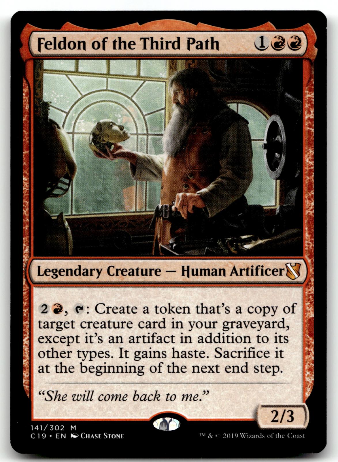 Feldon of the Third Path 141 Mythic Commander 2019 Magic: The Gathering NM