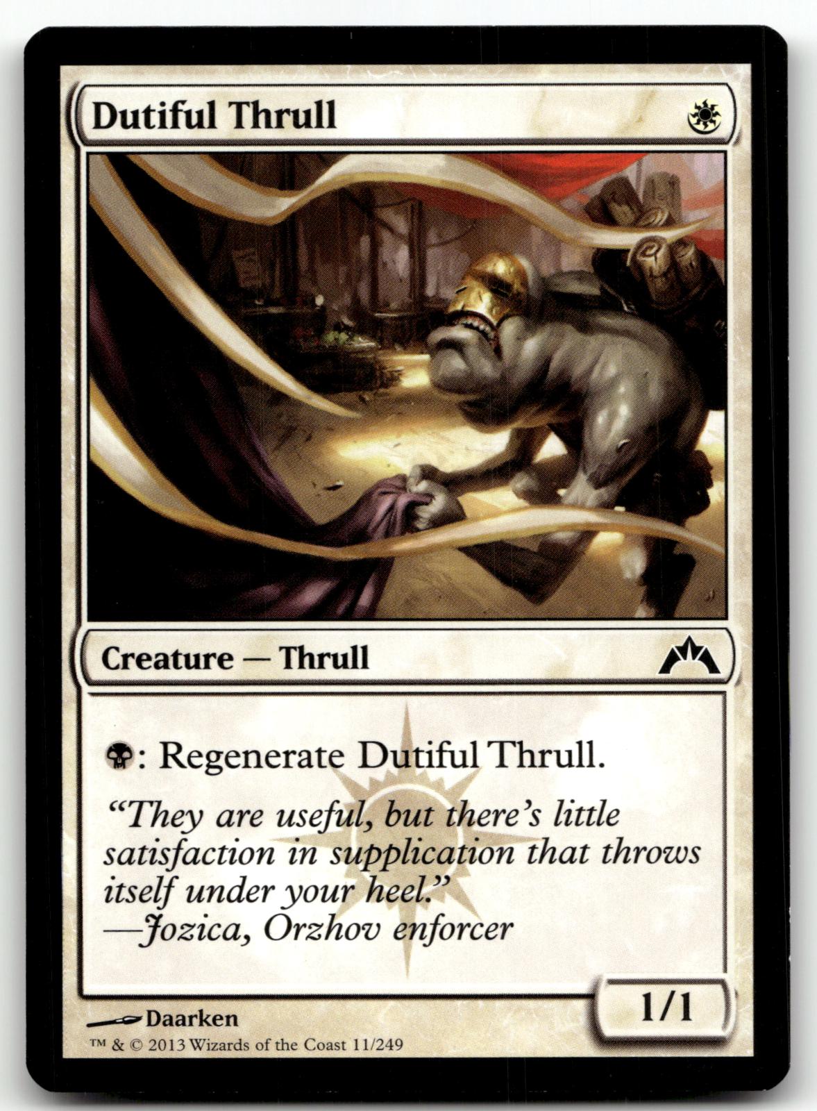 Dutiful Thrull 11 Common Gatecrash Magic: The Gathering Near Mint