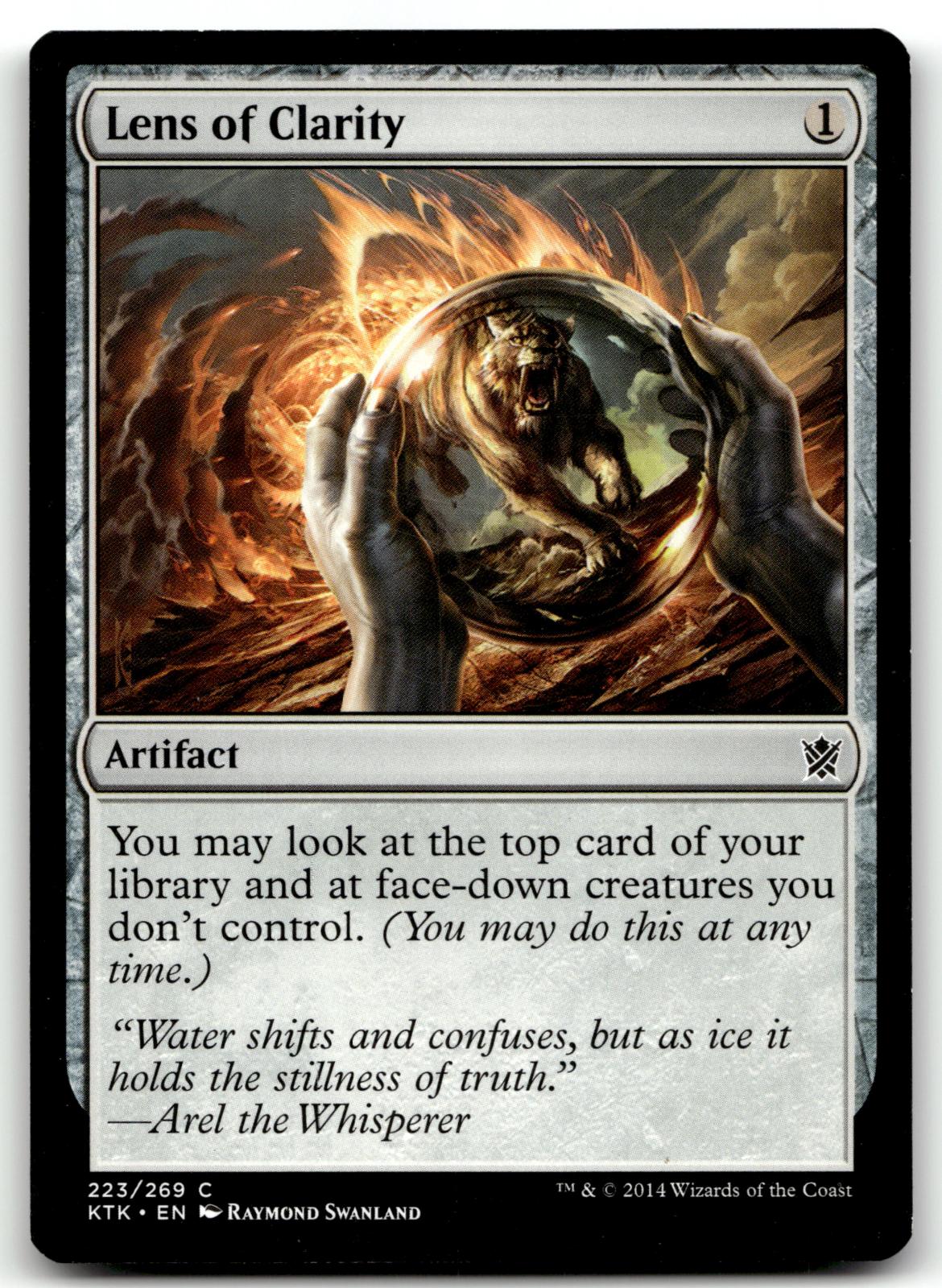 Lens of Clarity 223 Common Khans of Tarkir Magic: The Gathering Near Mint