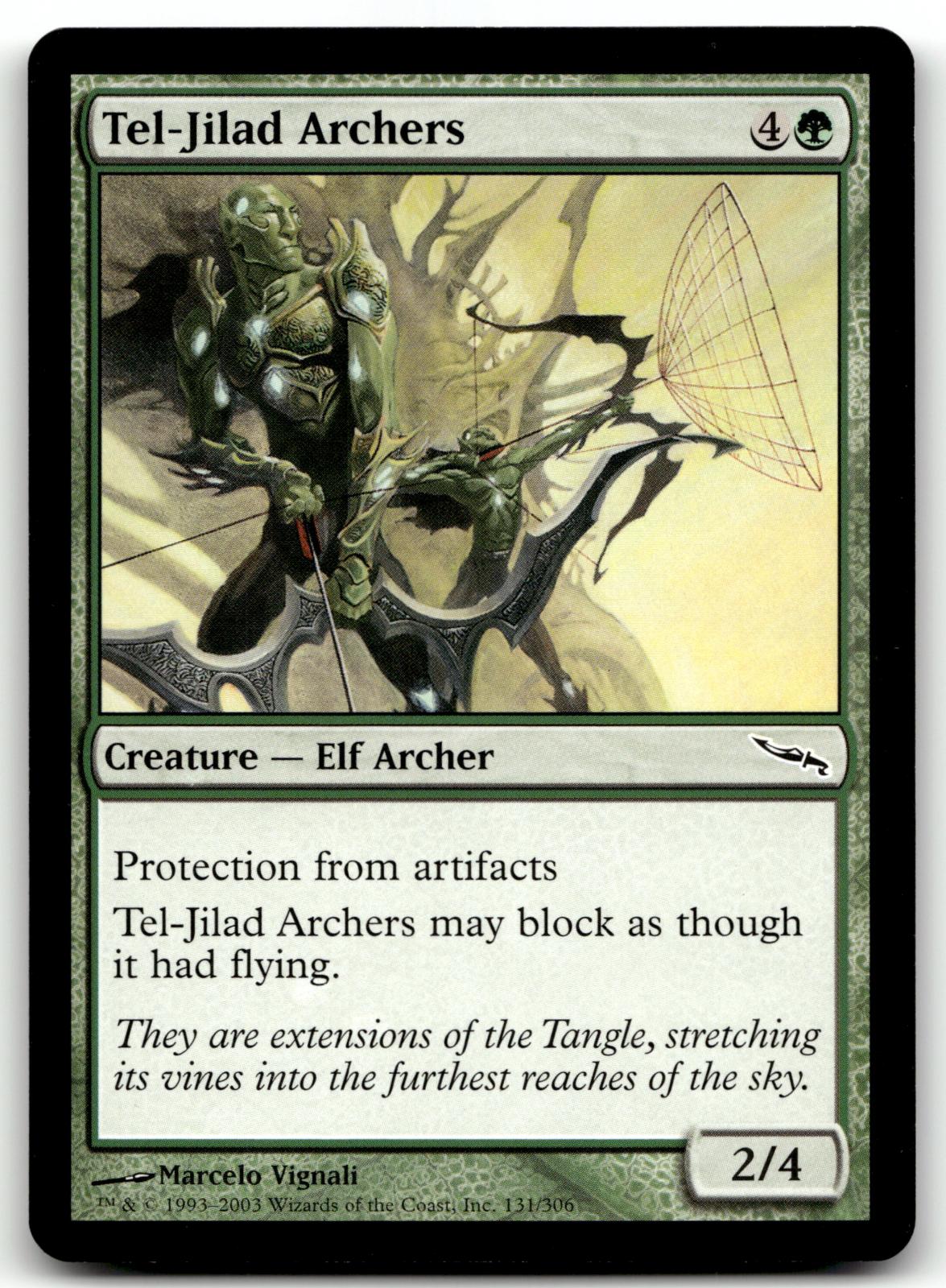 Tel-Jilad Archers 131 Common Mirrodin Magic: The Gathering Near Mint