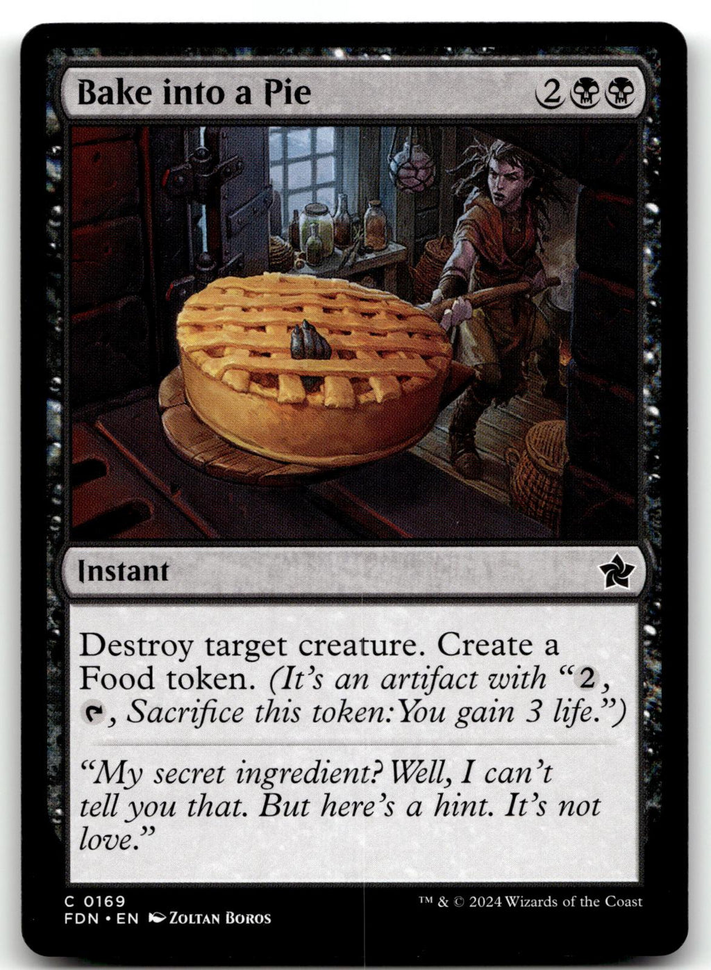 Bake into a Pie 169 Common Foundations Magic: The Gathering Near Mint