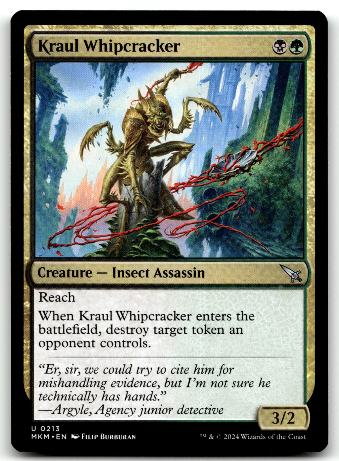 Kraul Whipcracker (a) 213 Murders at Karlov Manor Magic: The Gathering NM