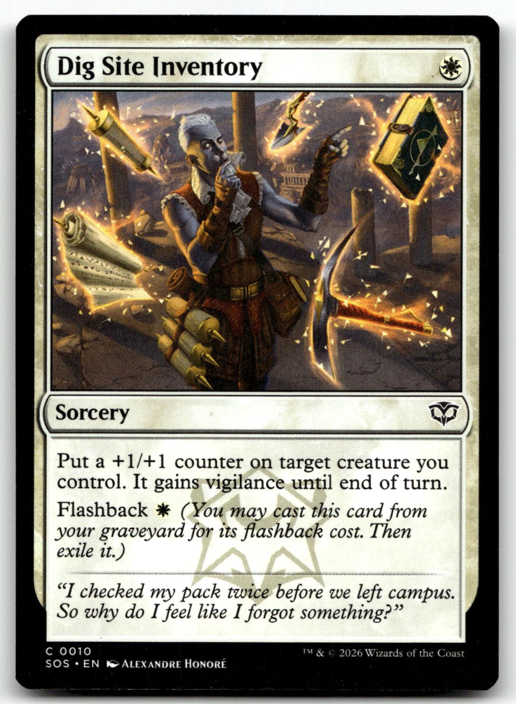 Dig Site Inventory 10 Common Secrets of Strixhaven Magic: The Gathering NM