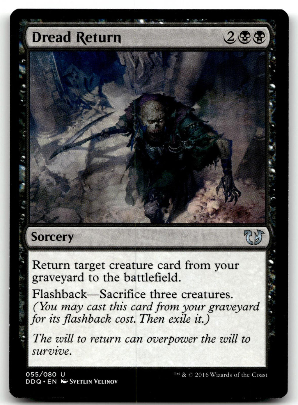 Dread Return 55 Uncommon Duel Decks: Blessed vs. Cursed Magic: The Gathering NM