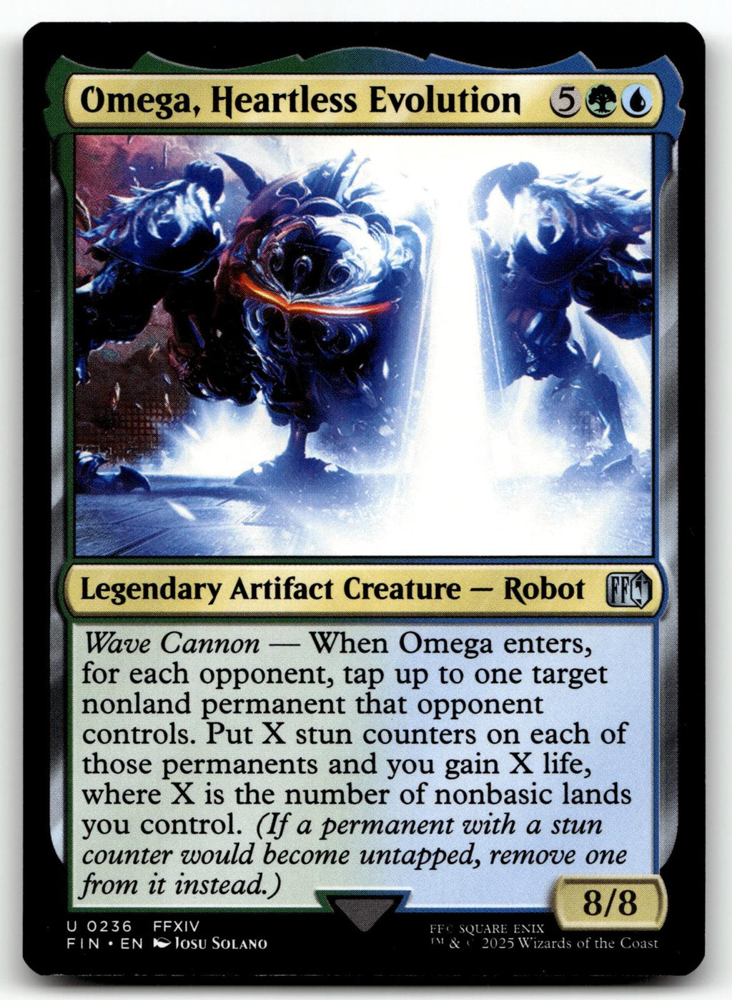 Omega, Heartless Evolution 236 Uncommon FINAL FANTASY Magic: The Gathering NM
