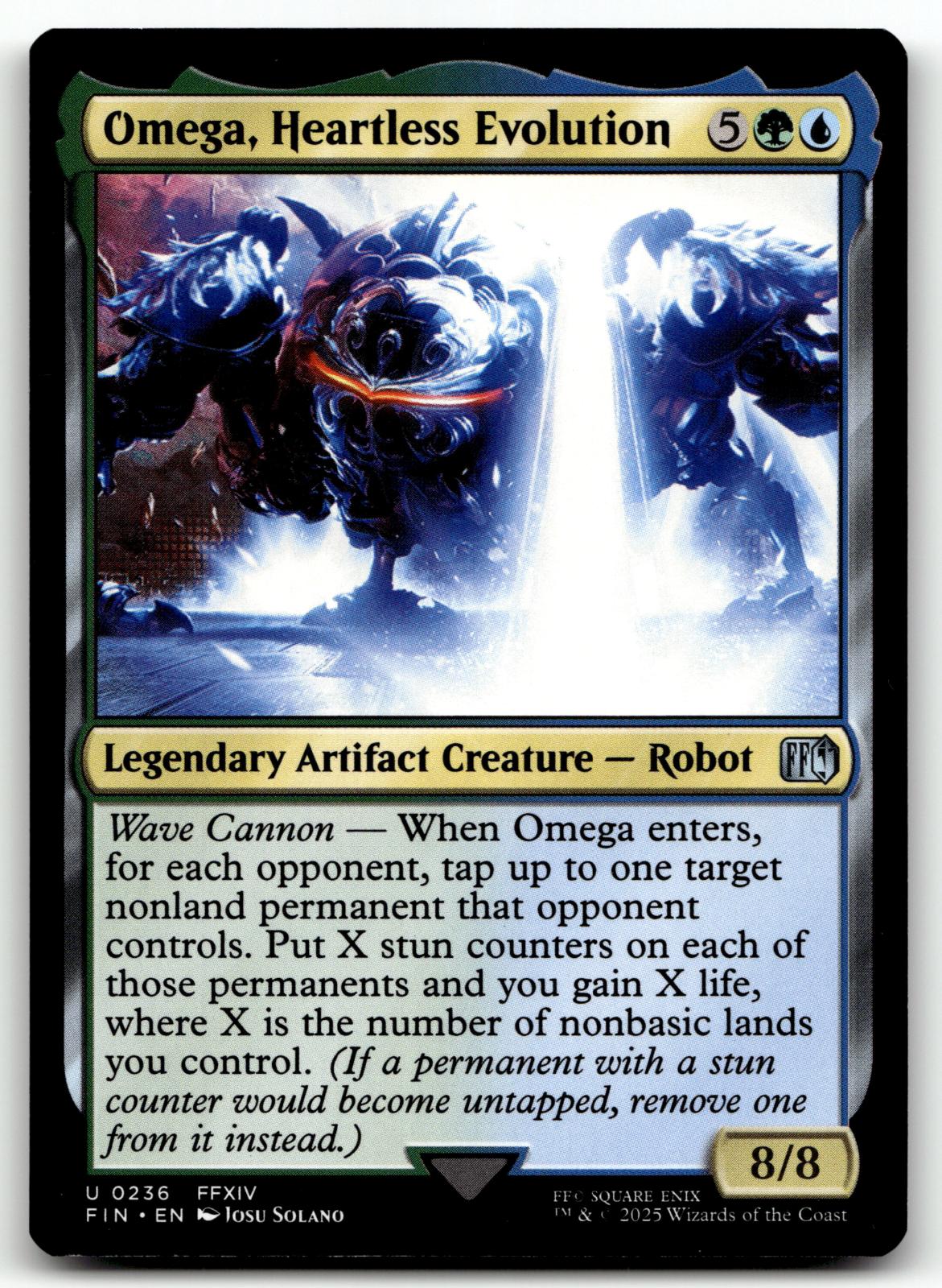 Omega, Heartless Evolution 236 Uncommon FINAL FANTASY Magic: The Gathering NM