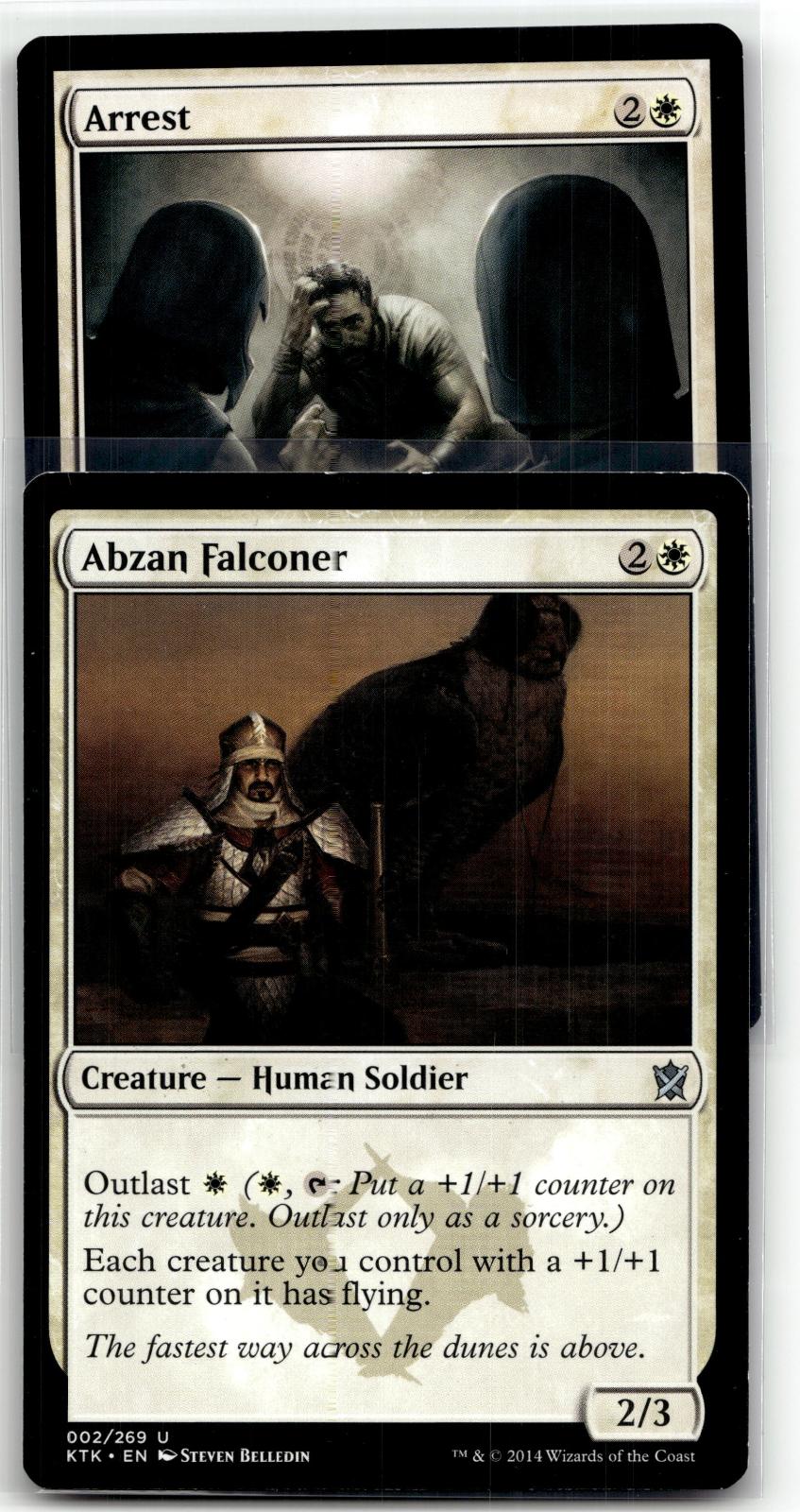 Abzan Falconer 2 Uncommon Khans of Tarkir Magic: The Gathering Near Mint
