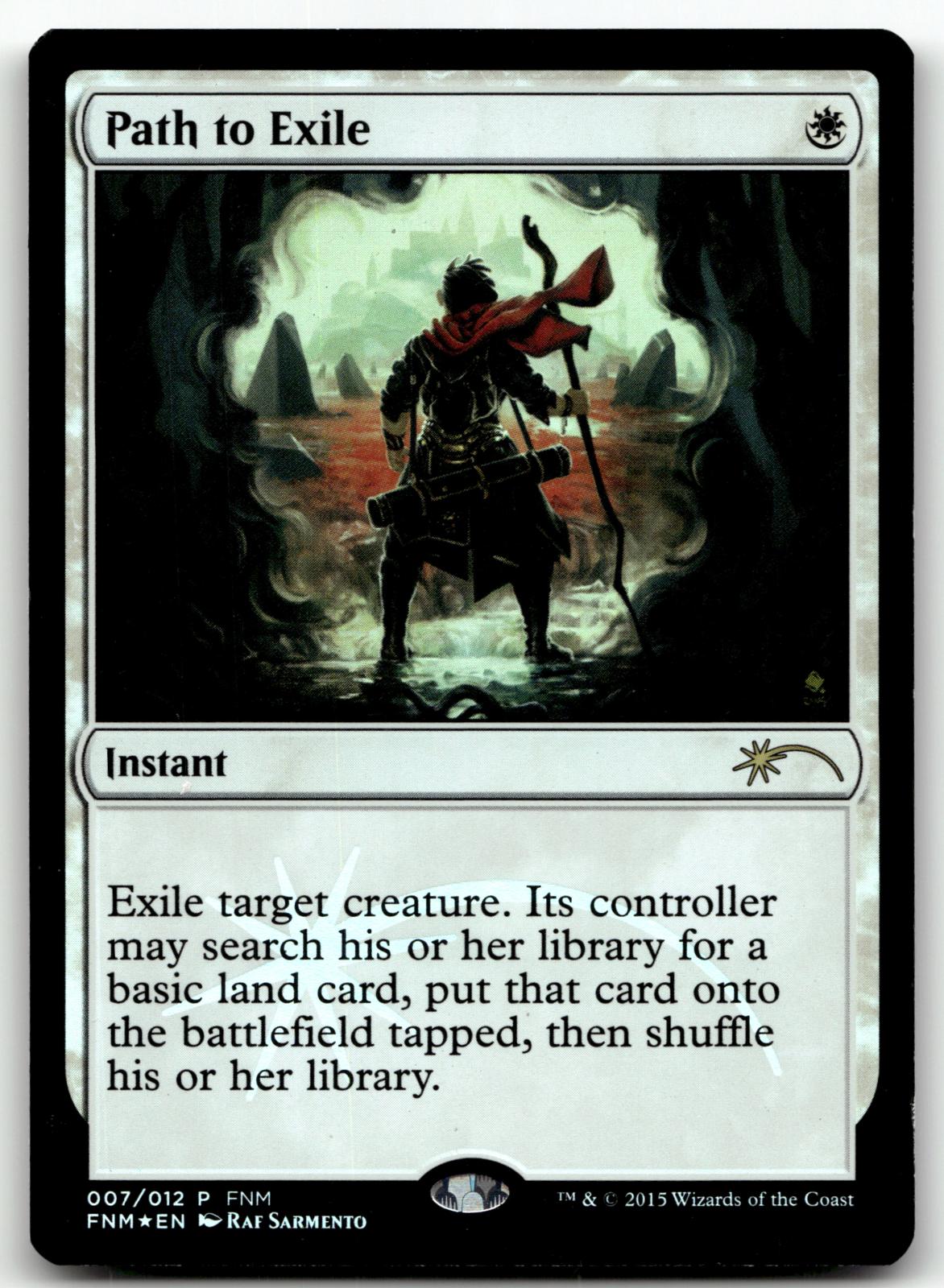 Path to Exile 7 Promo FNM Promos Magic: The Gathering Foil Near Mint