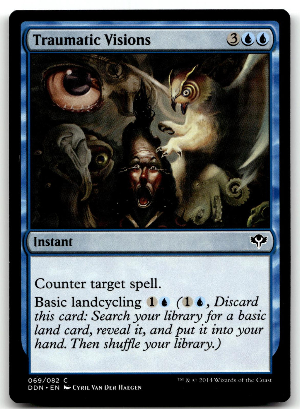 Traumatic Visions 69 Duel Decks: Speed vs. Cunning Magic: The Gathering NM