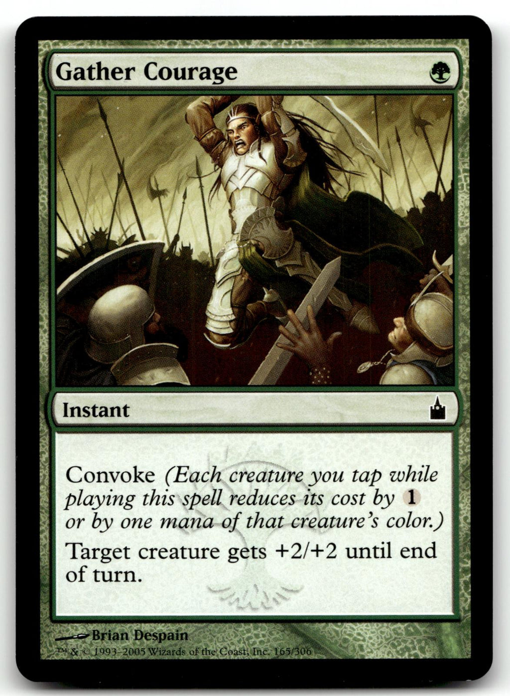 Gather Courage 165 Common Ravnica: City of Guilds Magic: The Gathering Near Mint