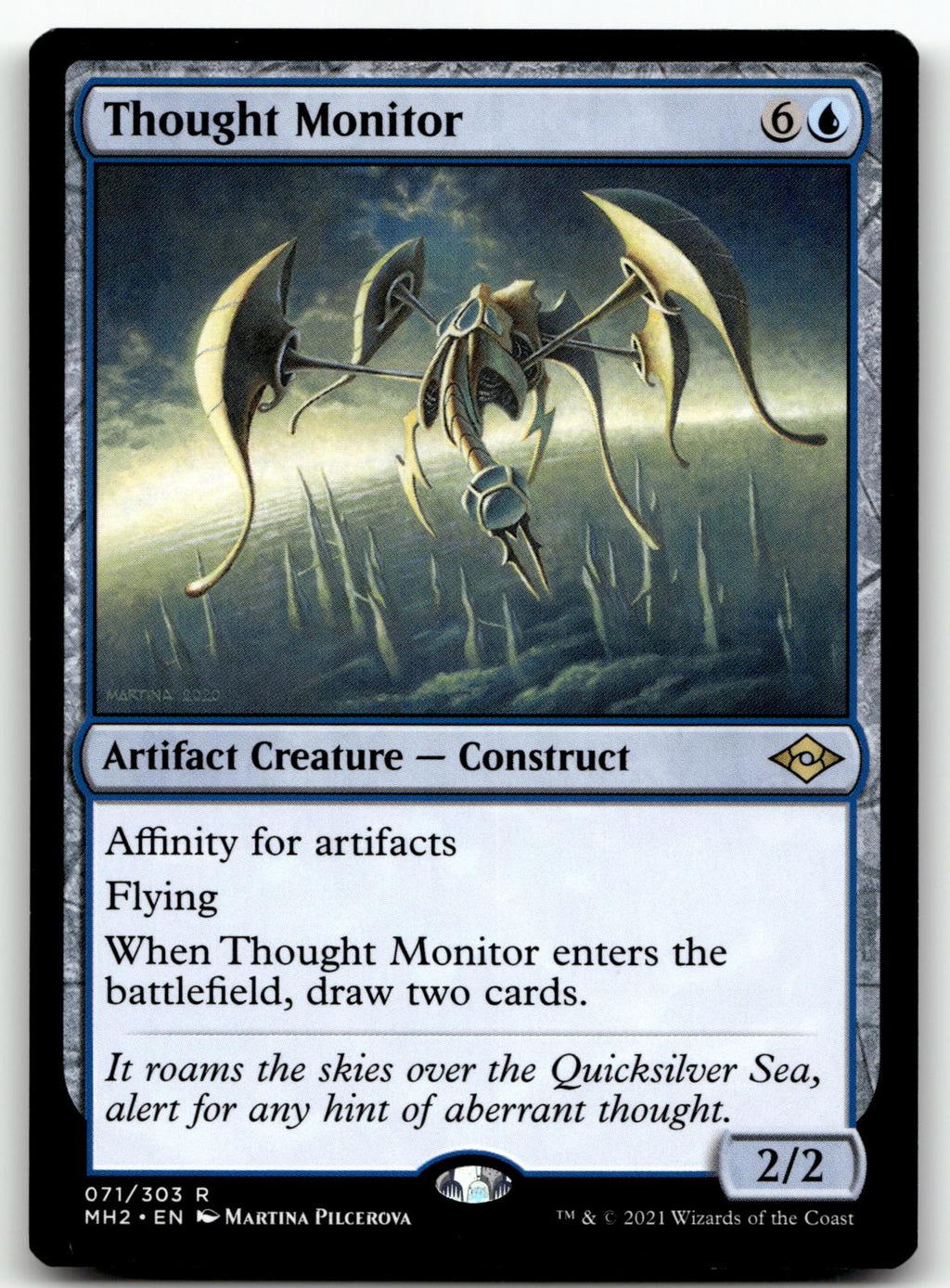 Thought Monitor 71 Rare Modern Horizons 2 Magic: The Gathering Near Mint