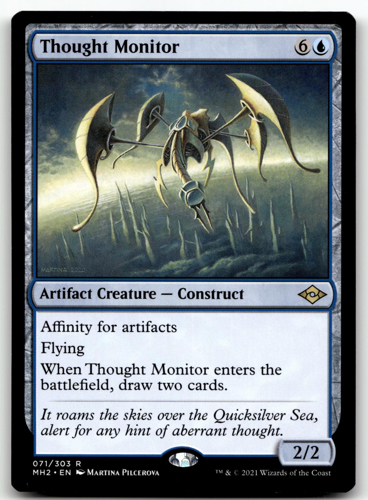 Thought Monitor 71 Rare Modern Horizons 2 Magic: The Gathering Near Mint