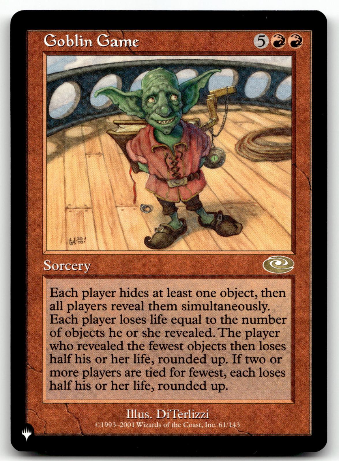 Goblin Game 61 Rare Planeshift Magic: The Gathering Near Mint