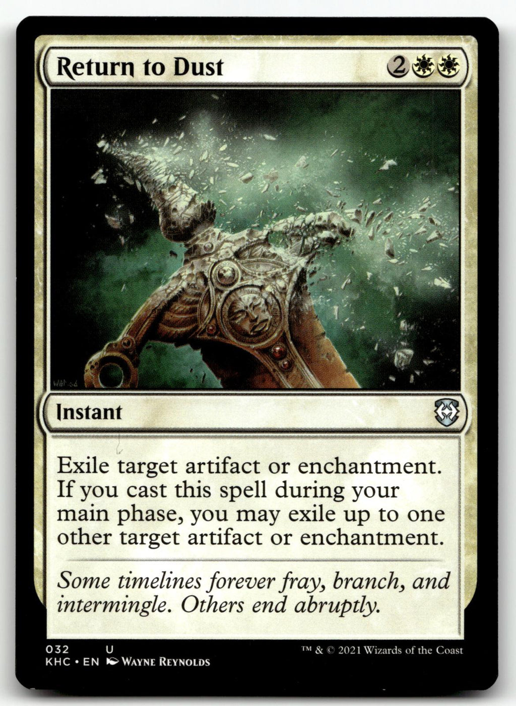 Return to Dust 32 Uncommon Commander: Kaldheim Magic: The Gathering Near Mint