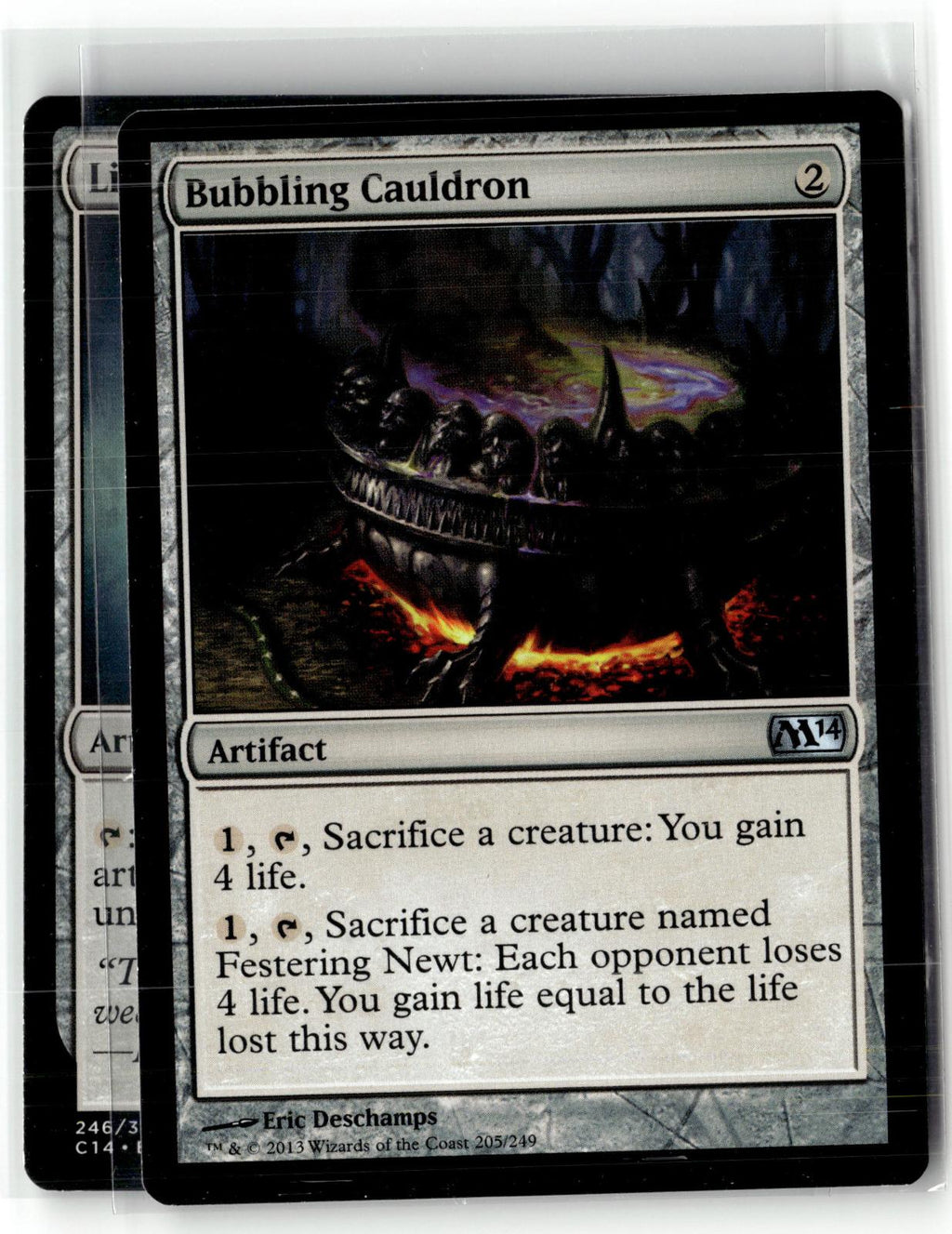 Bubbling Cauldron 205 Uncommon Magic 2014 (M14) Magic: The Gathering Near Mint