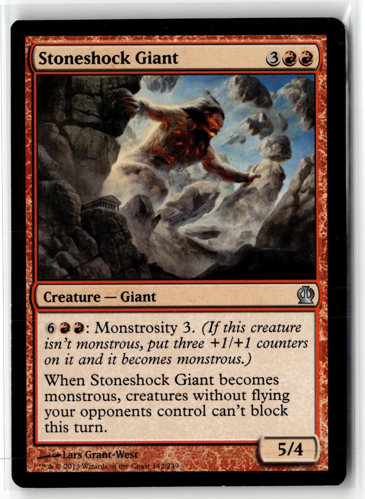 Stoneshock Giant 142 Uncommon Theros Magic: The Gathering Near Mint