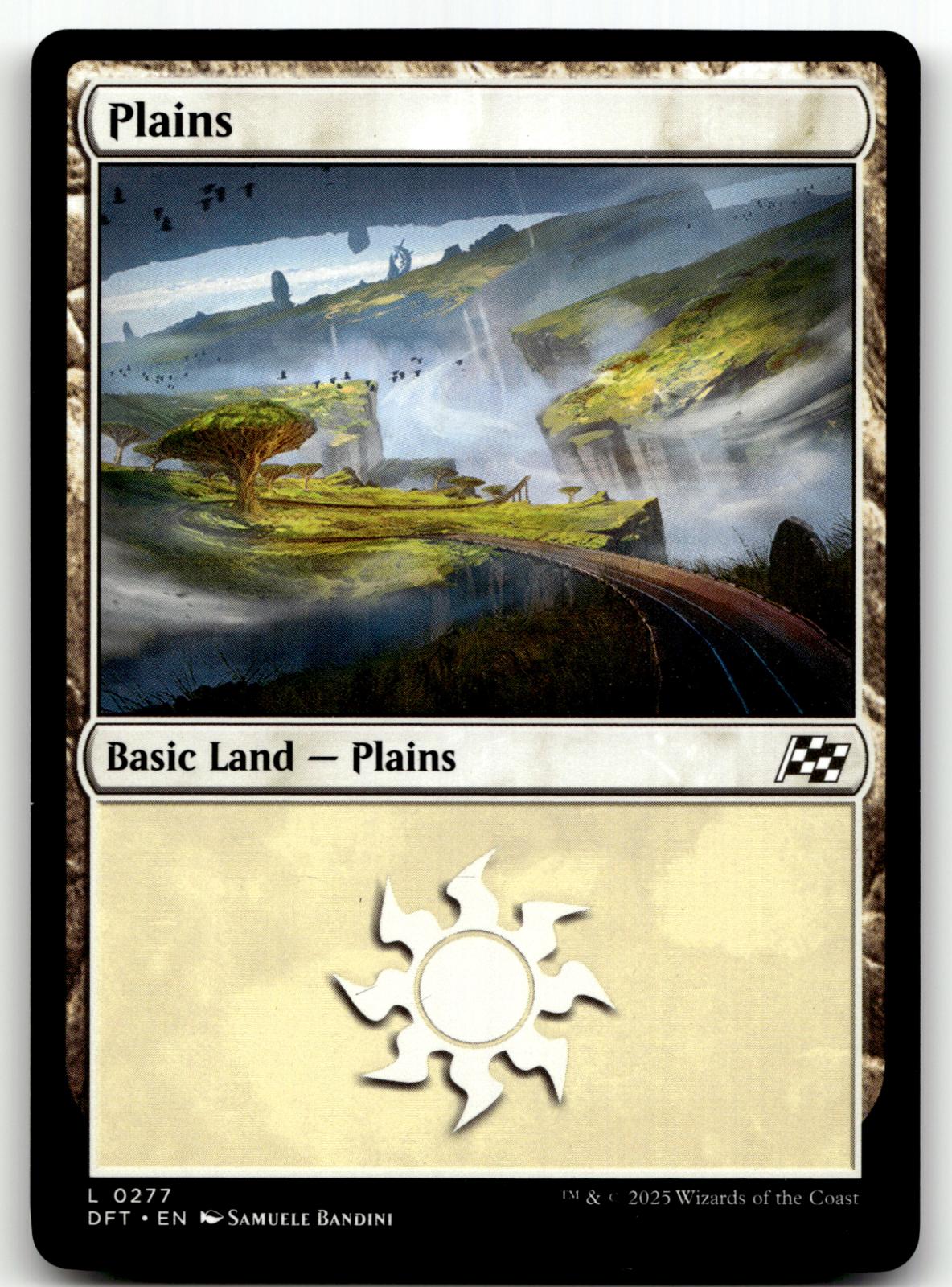 Plains (0277) 277 Land Aetherdrift Magic: The Gathering Near Mint