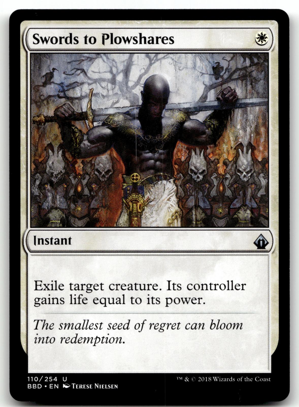 Swords to Plowshares 110 Uncommon Battlebond Magic: The Gathering Near Mint