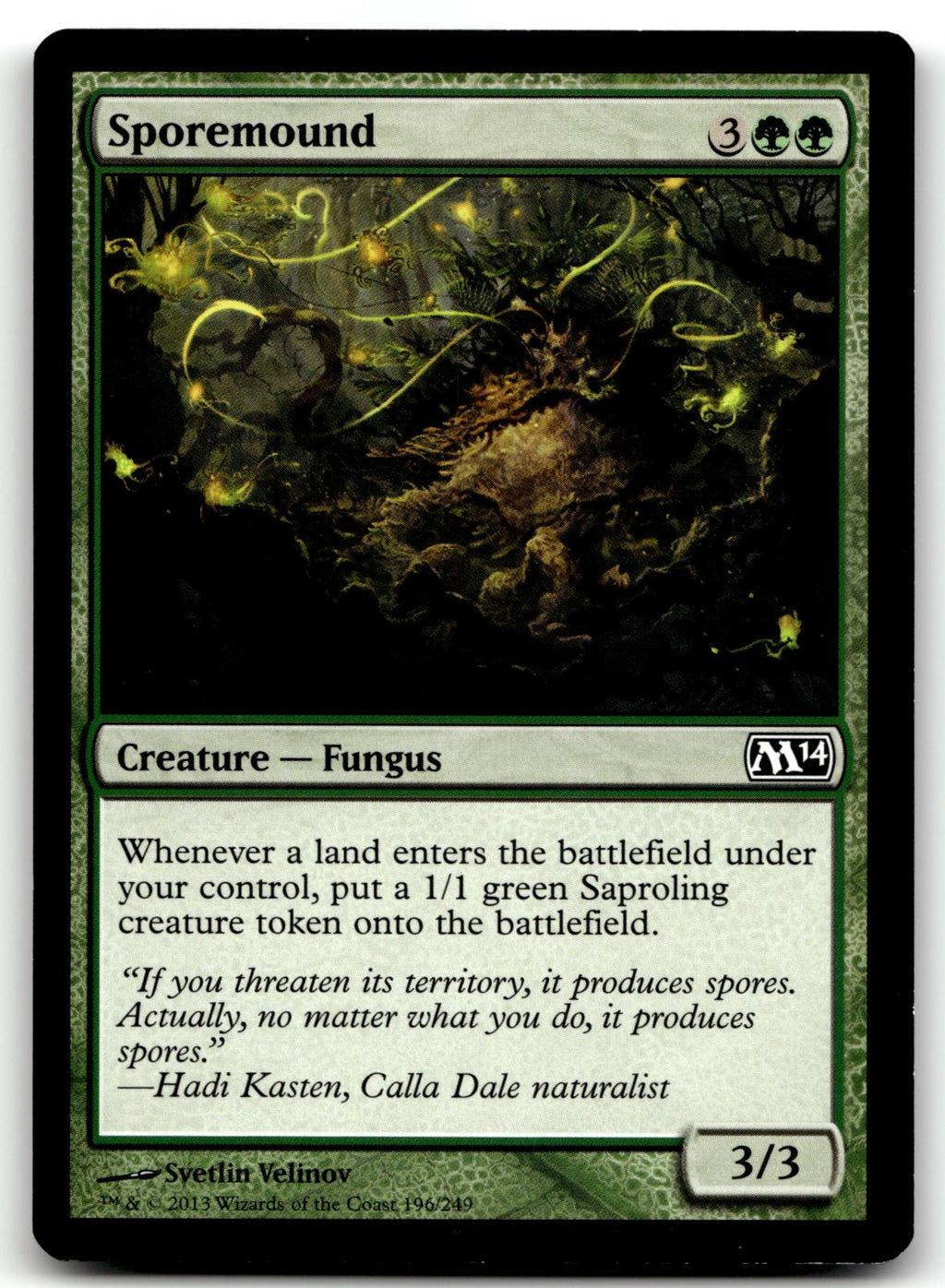 Sporemound 196/249 Common The List Reprints Magic: The Gathering Near Mint