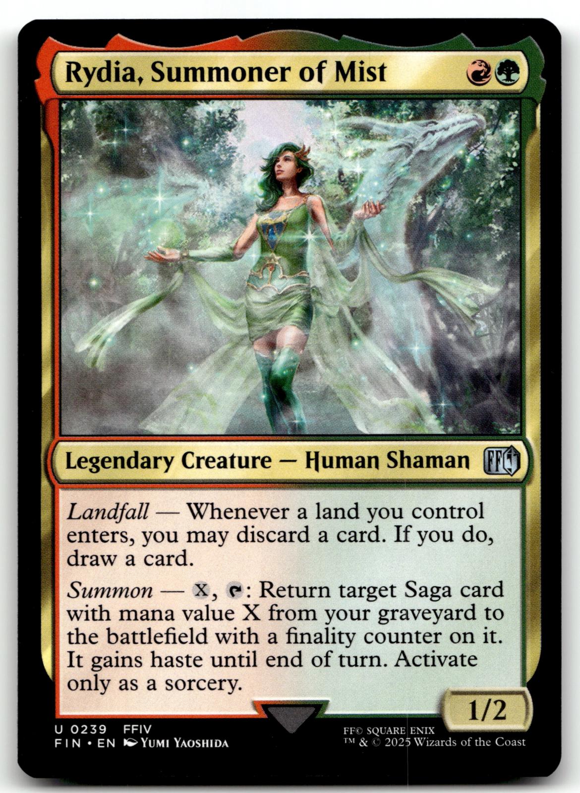 Rydia, Summoner of Mist 239 Uncommon FINAL FANTASY Magic: The Gathering NM