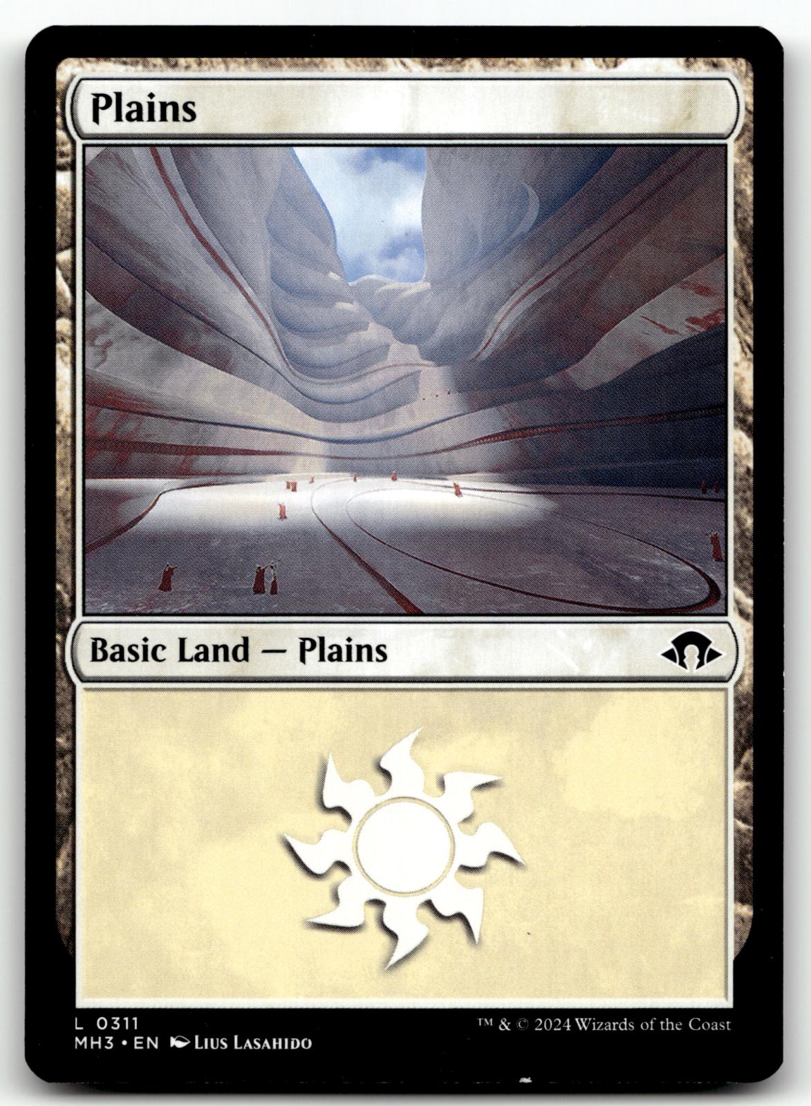 Plains (0311) 311 Land Modern Horizons 3 Magic: The Gathering Near Mint