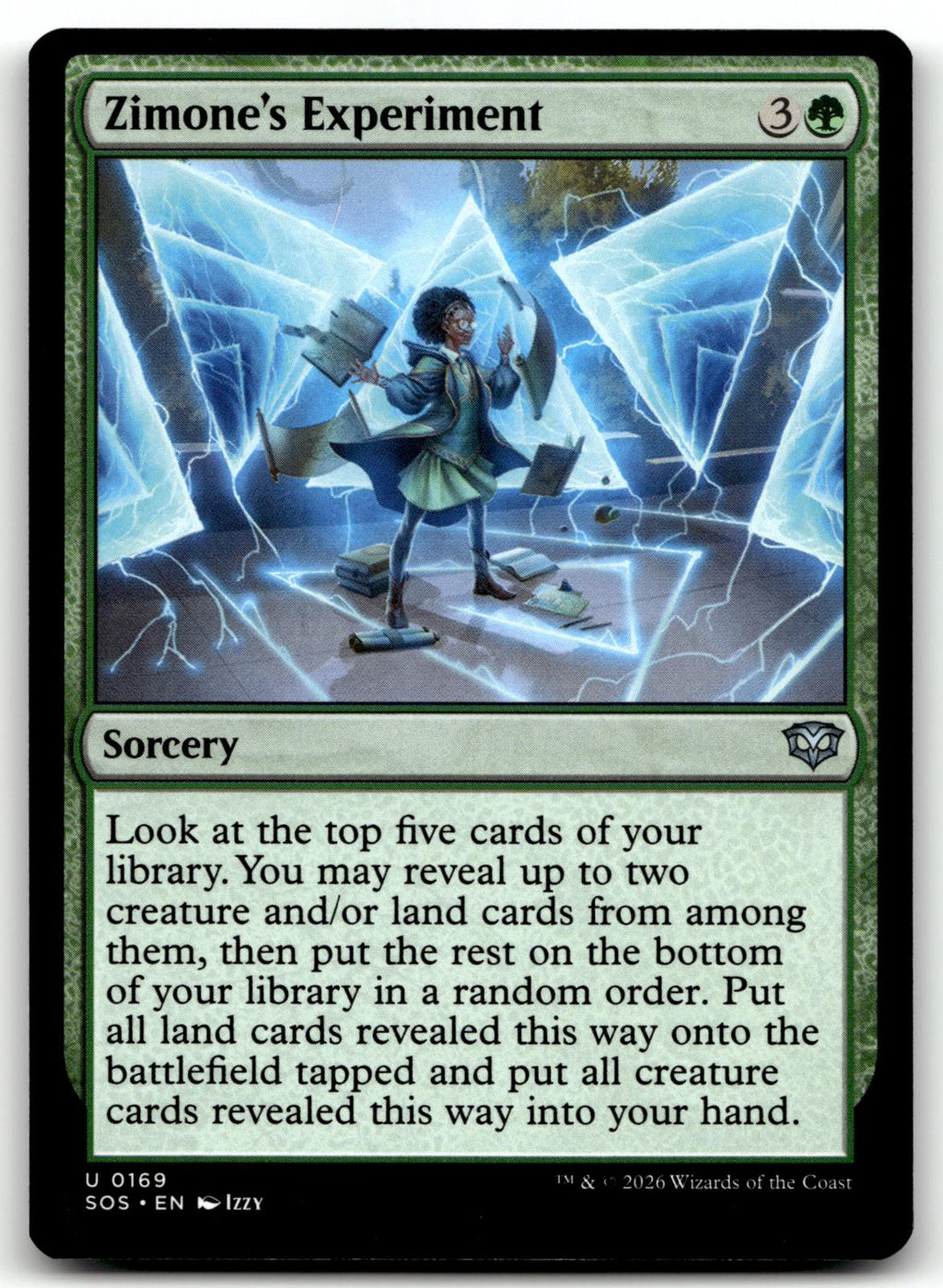 Zimone's Experiment 169 Uncommon Secrets of Strixhaven Magic: The Gathering NM