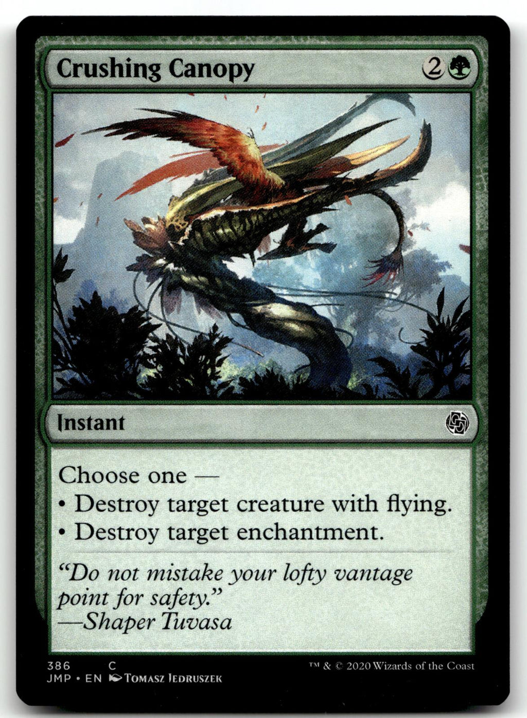 Crushing Canopy 386 Common Jumpstart Magic: The Gathering Near Mint