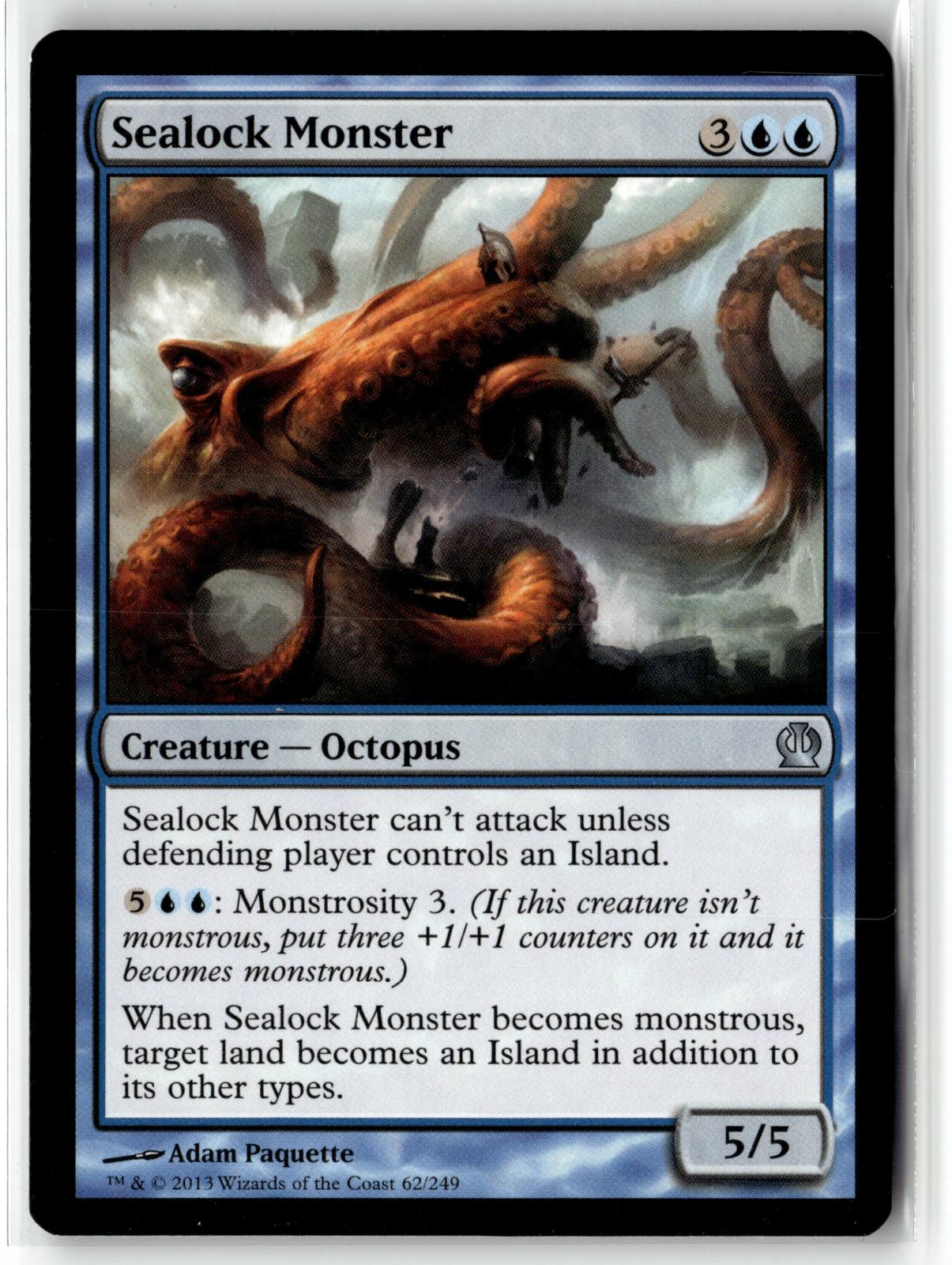 Sealock Monster 62 Uncommon Theros Magic: The Gathering Near Mint