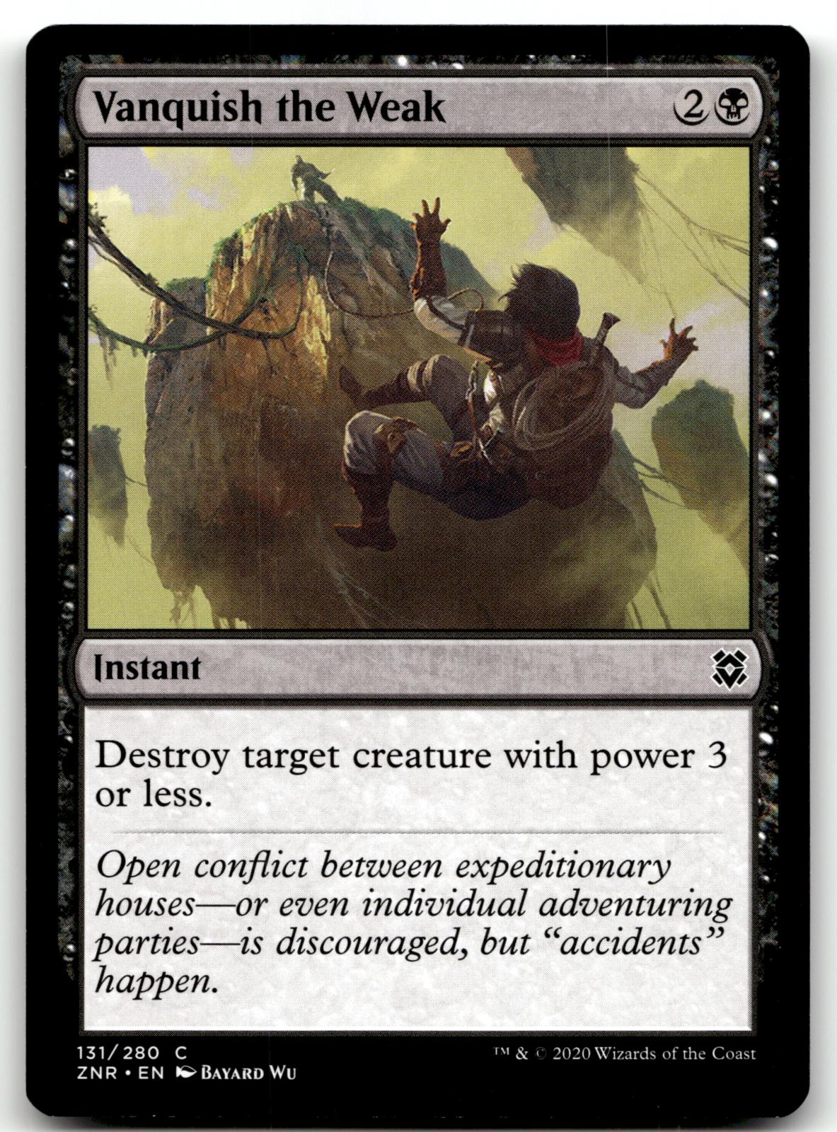 Vanquish the Weak 131 Common Zendikar Rising Magic: The Gathering Near Mint